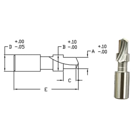 Link 10MM HSS Se 10.32 X 14.29 Drill 16.66 Cbore 12.70 Shank 52.39 Oal 75-L2-525